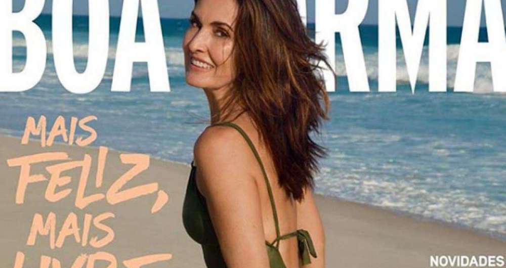 F�tima Bernardes � capa da revista 'Boa Forma' de abril