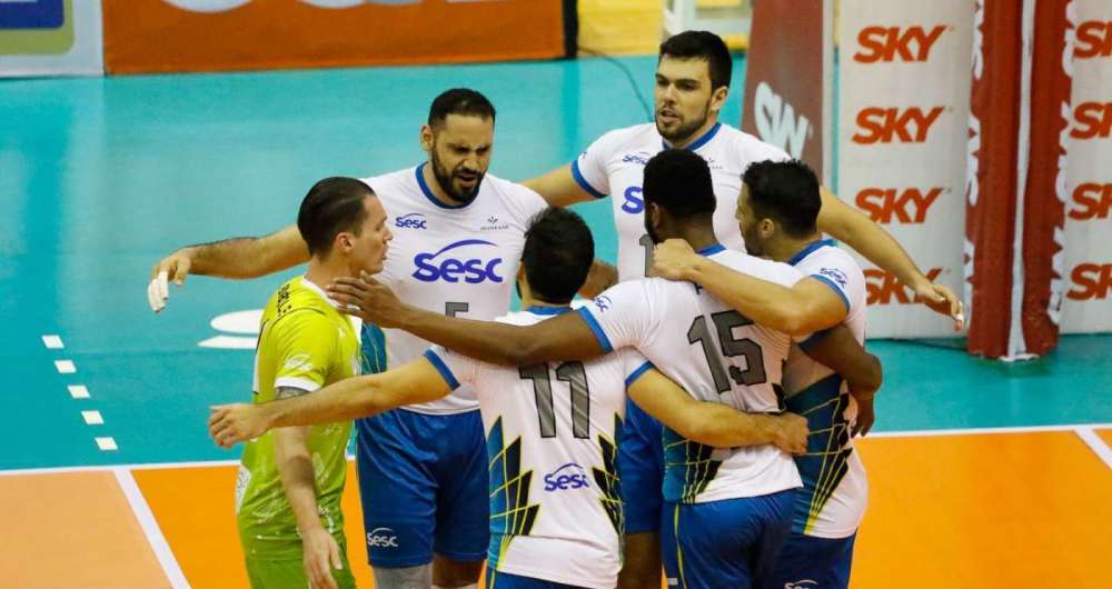 Sesc RJ precisa vencer neste sábado o Sesi para se manter vivo nas semifinais da Superliga masculina de vôlei