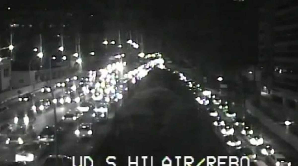 Acidente causou reflexos 