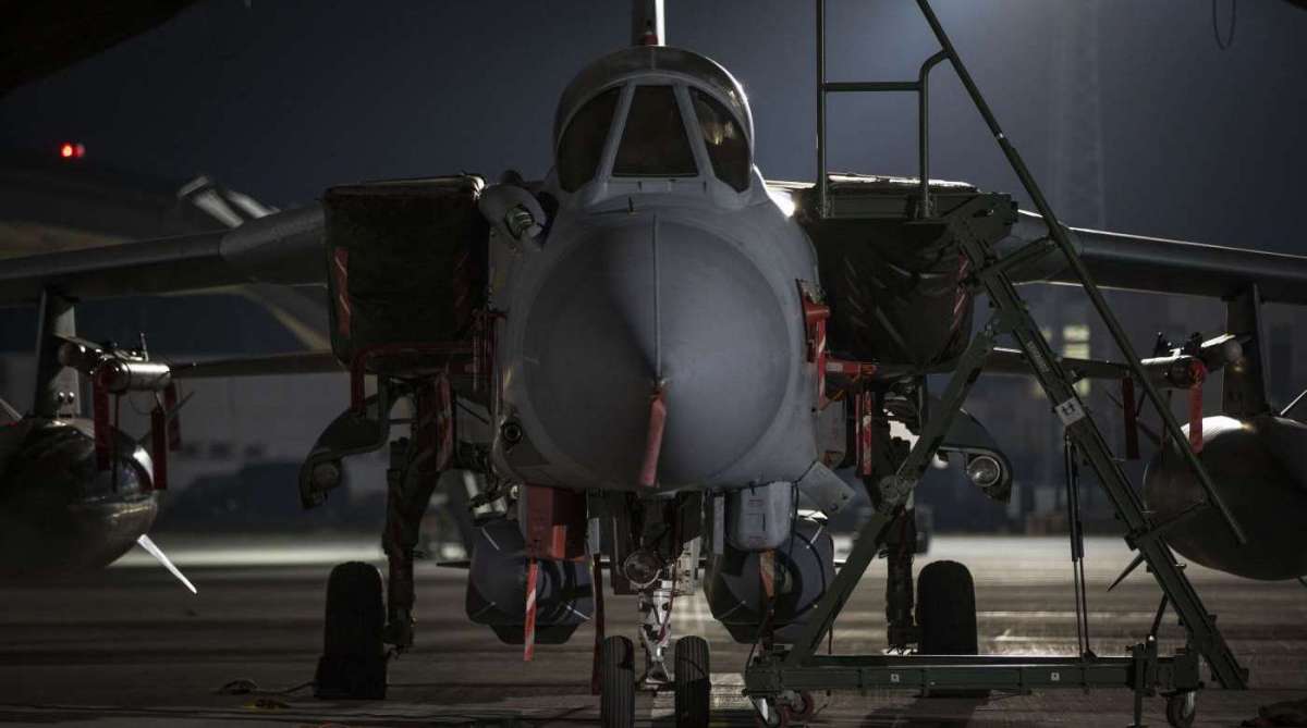 Aeronaves do Reino Unido em ataque à Síria