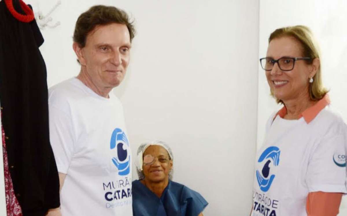 Crivella abre mutirão de catarata que vai operar 15 mil pacientes - Divulgação