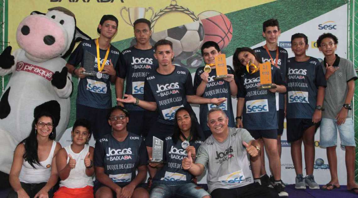 14/04/2018 - Caderno Baixada. Jogos da Baixada. Premia��o Xadrez Masculino. Foto: Fernanda Dias / Ag�ncia O Dia.