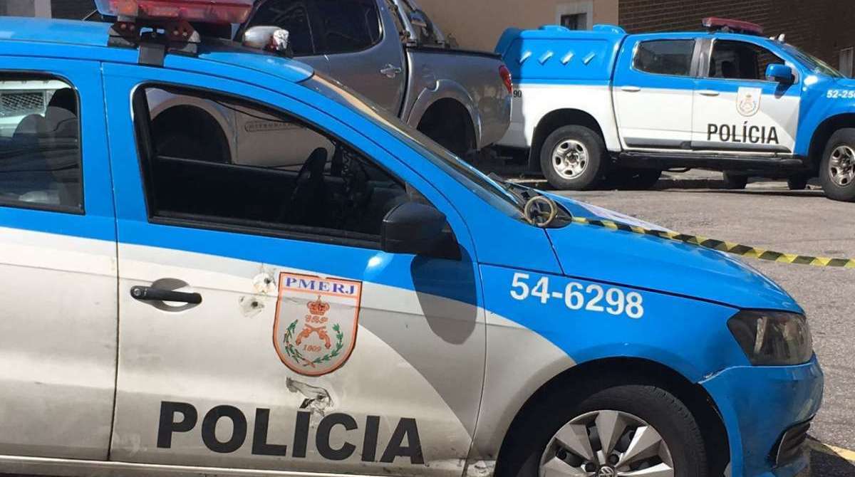 Estado de viatura do 3º BPM (Méier) impressiona