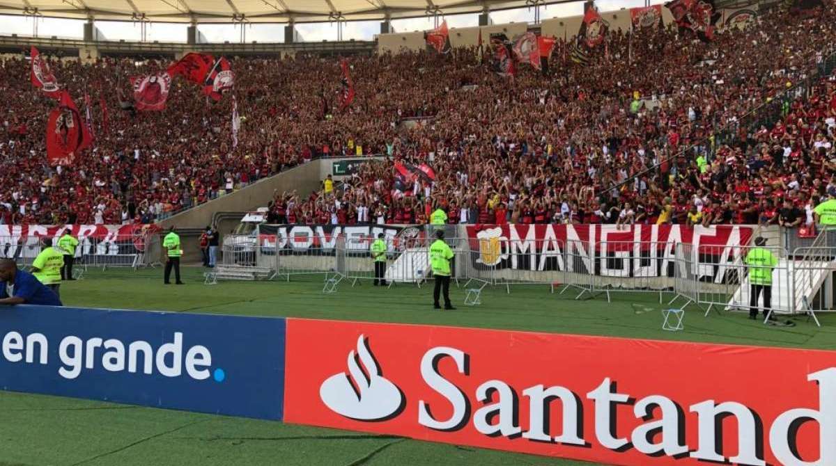 Torcida do Flamengo fez festa no Maracanã