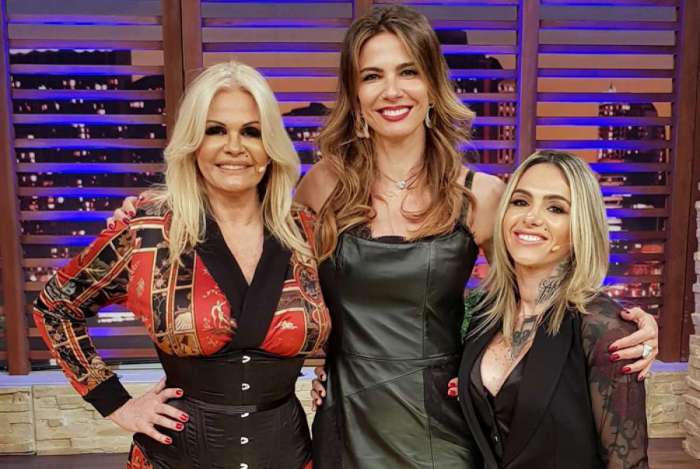 Monique Evans, Luciana Gimenez e Cac� Werneck