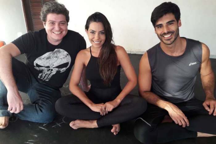 Jennifer Setti, Anderson Tomazini e o coach Alexandre Britto