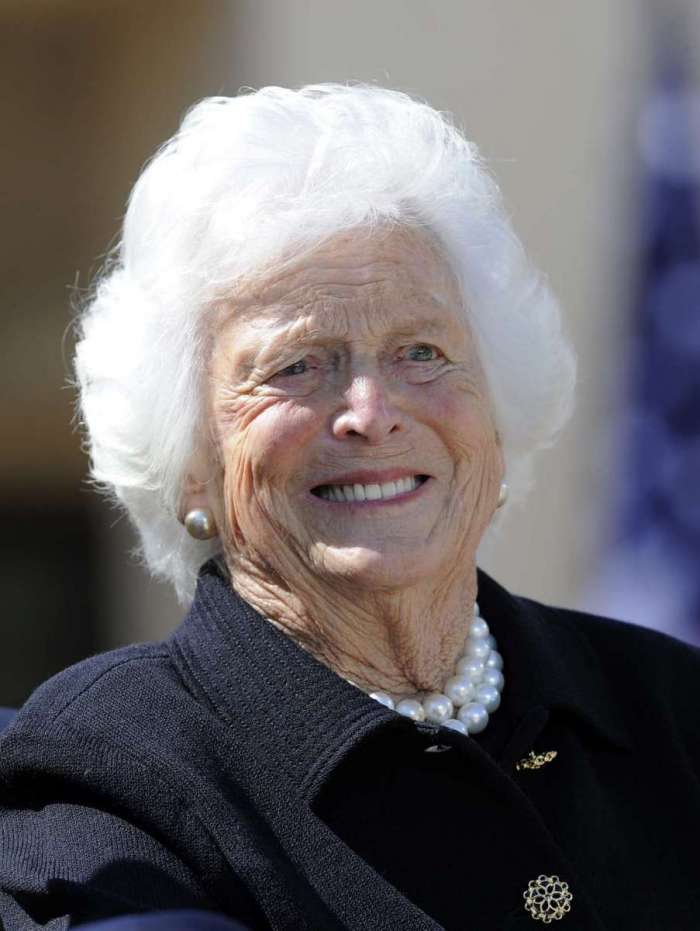 Barbara Bush: simpatia