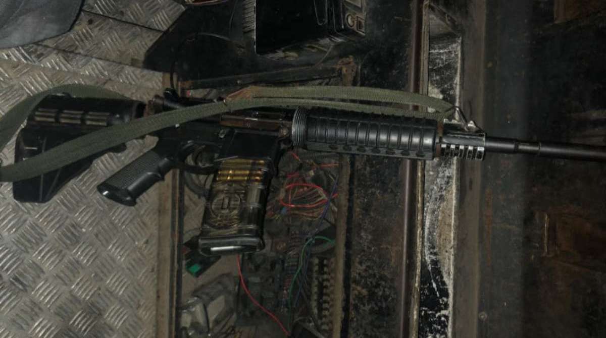 Fuzil apreendido - Divulgação PM