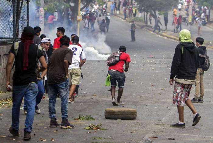 Onda de protestos deixou mortos na Nicar�gua 