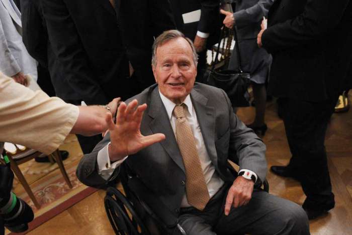 O ex-presidente George H. W. Bush