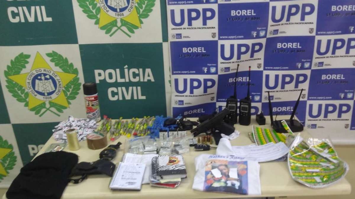 Material apreendido na ação - Divulgação