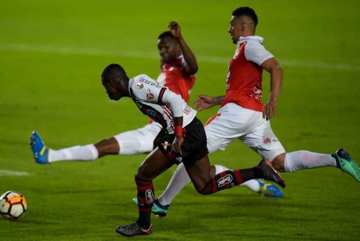 Vinicius Junior em ação pelo Flamengo