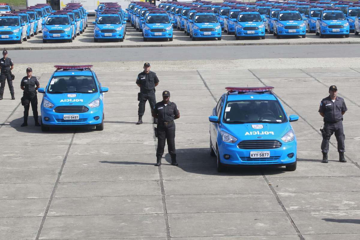 Polícia Militar recebeu ontem o reforço de 262 viaturas na frota para aumentar patrulhamento nas ruas - Maíra Coelho