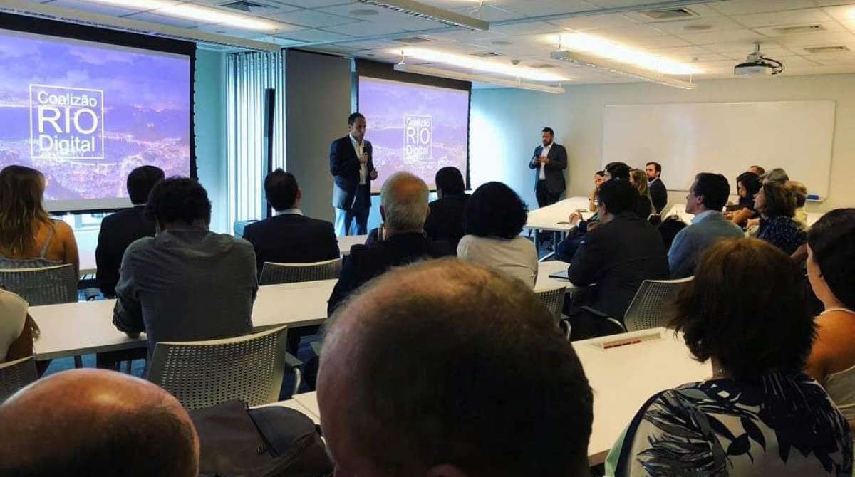 Evento de lançamento da Coalizão Rio Digital - Reprodução / Facebook