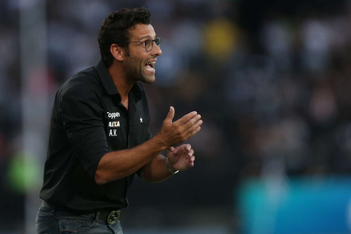 Alberto Valentim, t&eacute;cnico do Botafogo - Vitor Silva/SSPress/Botafogo