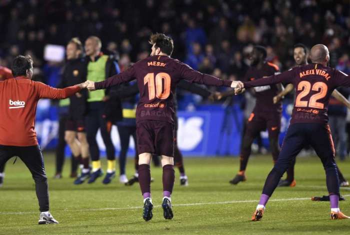 Barcelona foi campe�o espanhol