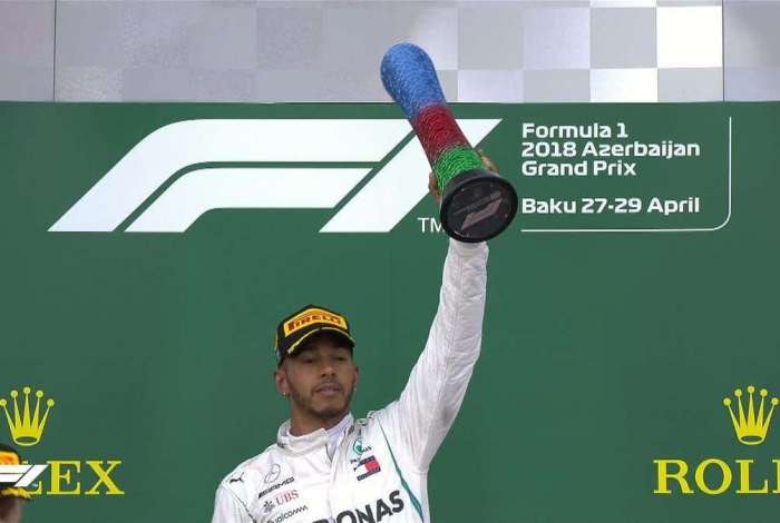 Lewis Hamilton venceu no Azerbaij�o