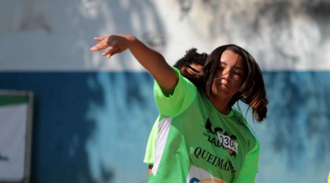 28/04/2018 - Caderno Baixada. Jogos da Baixada. Atletismo.Foto: Fernanda Dias / Ag�ncia O Dia.