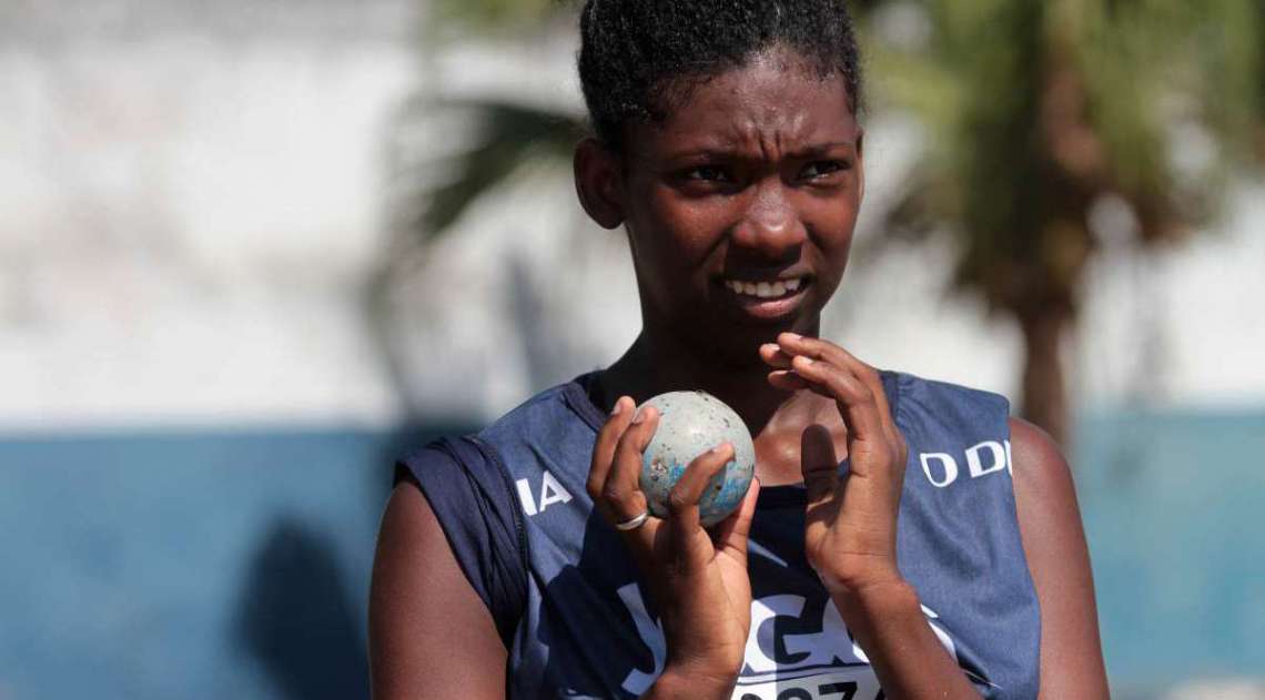 28/04/2018 - Caderno Baixada. Jogos da Baixada. Atletismo.Foto: Fernanda Dias / Ag�ncia O Dia.