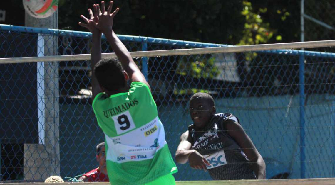 28/04/2018 - Caderno Baixada. Jogos da Baixada. Volei Masculino sub 14.Foto: Fernanda Dias / Ag�ncia O Dia.