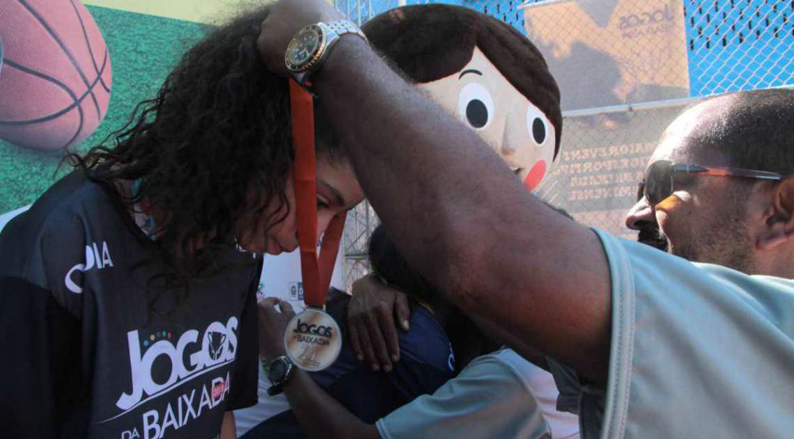 28/04/2018 - Caderno Baixada. Jogos da Baixada. Premia��o Atletismo.Foto: Fernanda Dias / Ag�ncia O Dia.