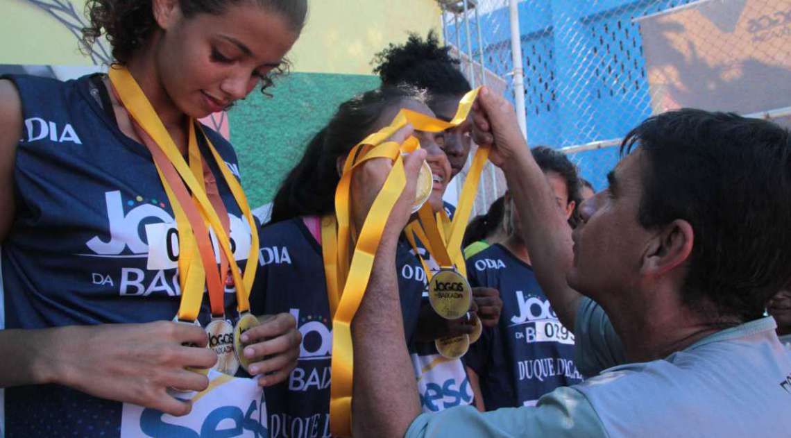 28/04/2018 - Caderno Baixada. Jogos da Baixada. Premia��o Atletismo.Foto: Fernanda Dias / Ag�ncia O Dia.