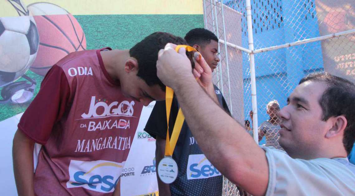 28/04/2018 - Caderno Baixada. Jogos da Baixada. Premia��o Atletismo. Foto: Fernanda Dias / Ag�ncia O Dia.