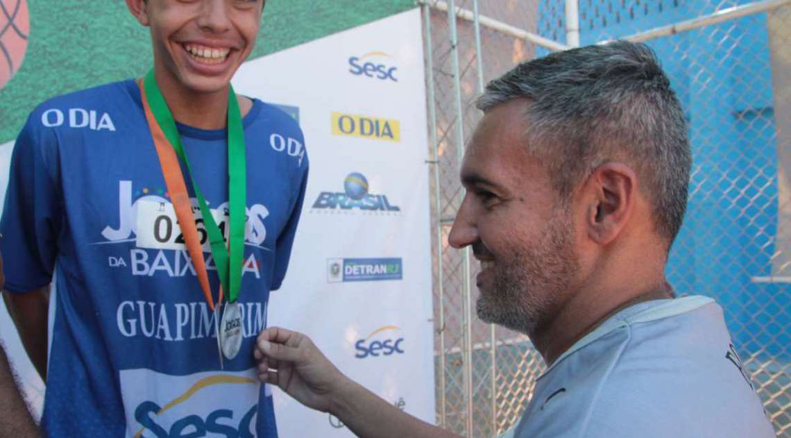 28/04/2018 - Caderno Baixada. Jogos da Baixada. Premia��o Atletismo. Foto: Fernanda Dias / Ag�ncia O Dia.