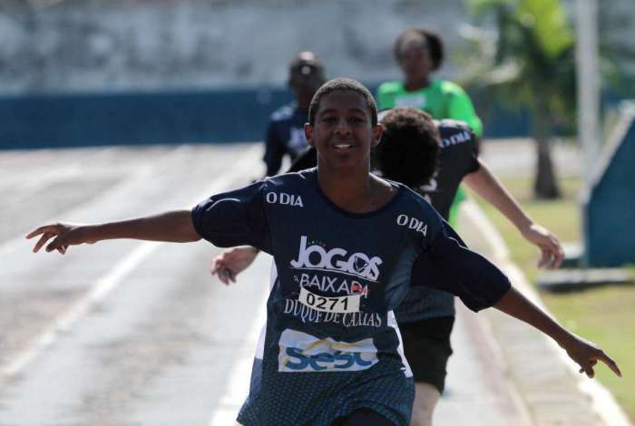 2018-04-28 - Caderno Baixada. Jogos da Baixada. Atletismo.Foto: Fernanda Dias / Ag�ncia O Dia.