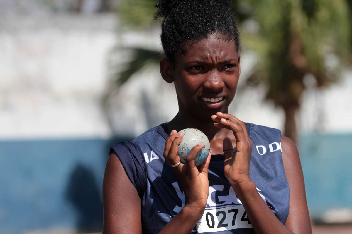 28/04/2018 - Caderno Baixada. Jogos da Baixada. Atletismo.Foto: Fernanda Dias / Agência O Dia.