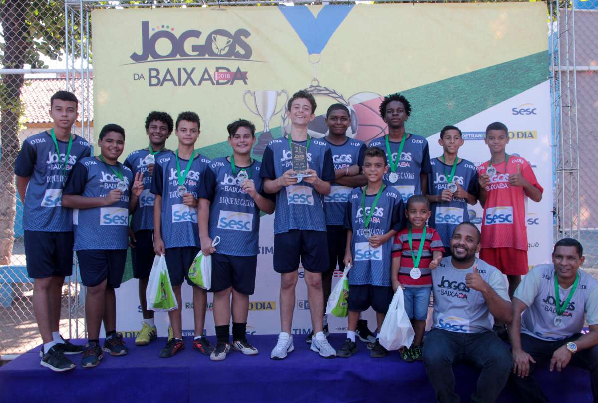 29/04/2018 - Caderno Baixada. Jogos da Baixada.Handbol Masculino Duque de Caxias. Foto: Fernanda Dias / Agência O Dia.