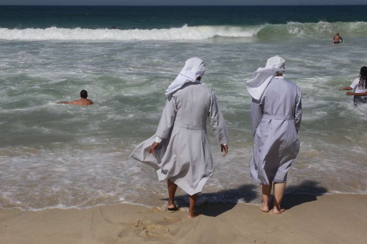 Praia no Feriado do dia do trabalhador, Recreio dos Bandeirantes.