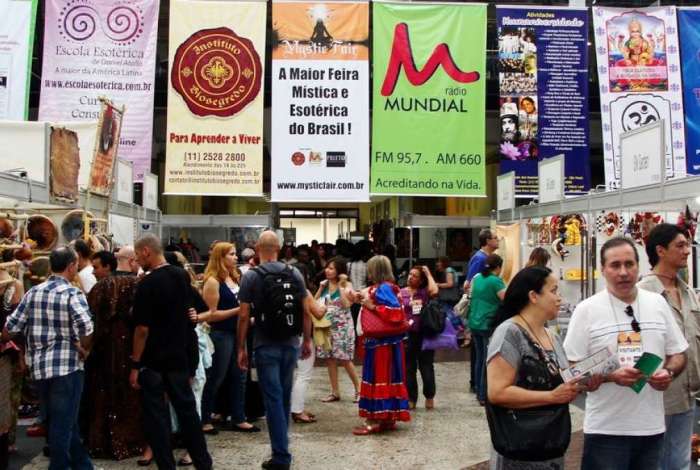 A Mystic Fair Brasil tem lojas esot�ricas, terapeutas, editoras, astr�logos, quiromantes e neurolinguistas 