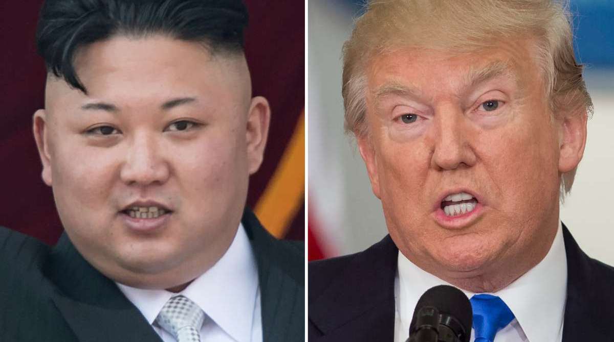 Uma cúpula entre Trump e Kim Jong-un deve acontecer depois de meses de tensa polêmica e retórica elevada sobre os programas nuclear e de mísseis de Pyongyang
 - AFP photo / Saul Loeb e Ed Jones