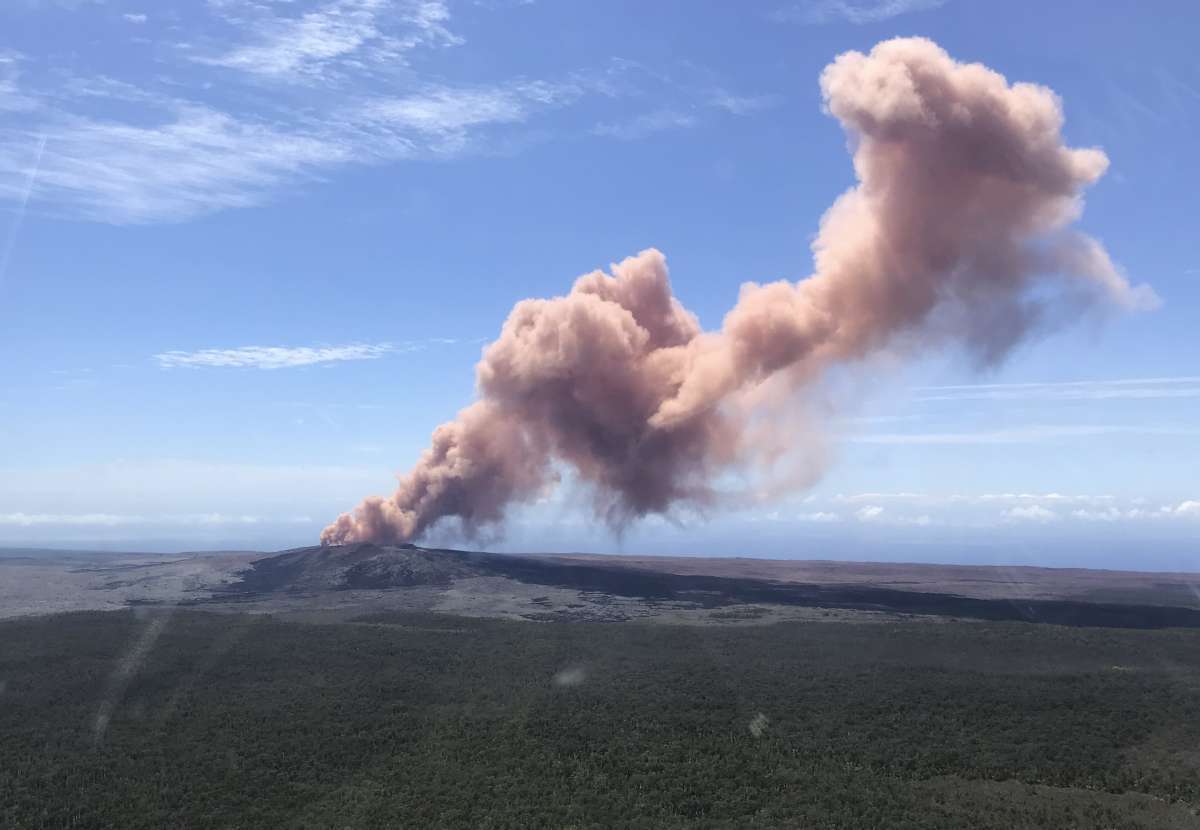 Vulcão Kilauea, no Havaí - AFP PHOTO / US Geological Survey / Kevan Kamibayashi