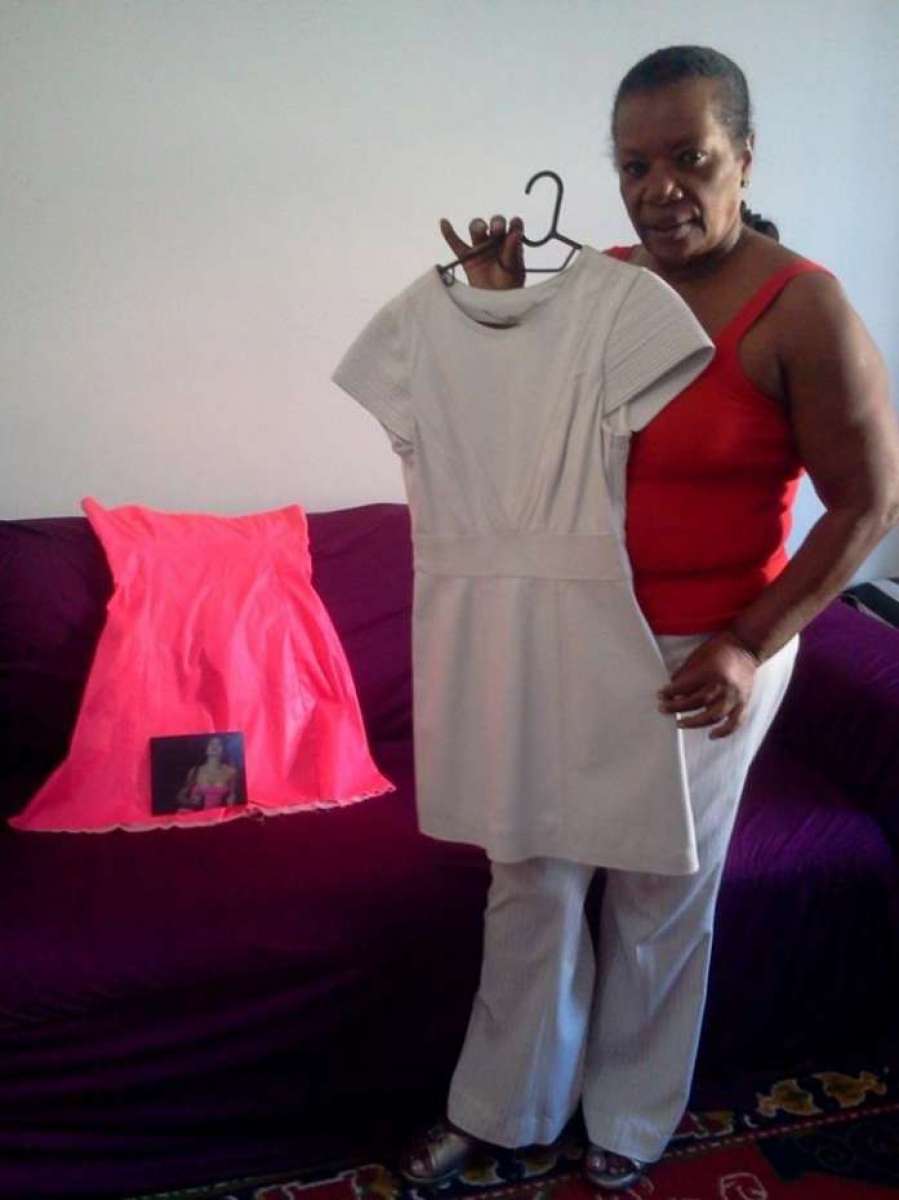 A atriz Neusa Borges em seu brechó 'Canto De La Borges'