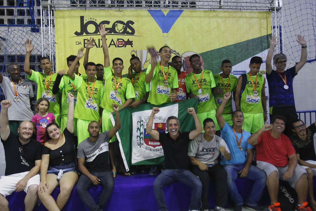 Final  dos jogos da Baixada  vitoria do Nova Iguaçu Foto  Severino  Silva Agencia O Dia