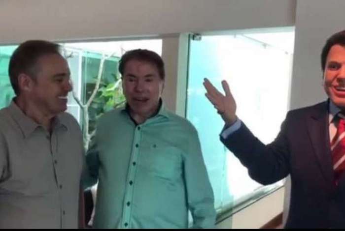 Gugu e Silvio Santos 