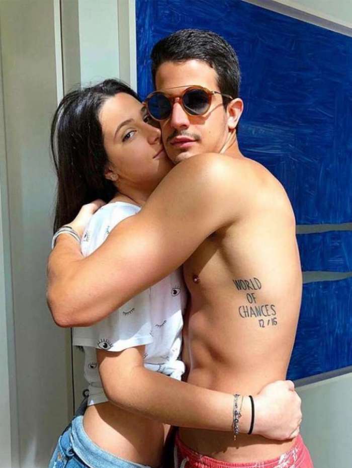 Sophia Raia e Enzo Celulari