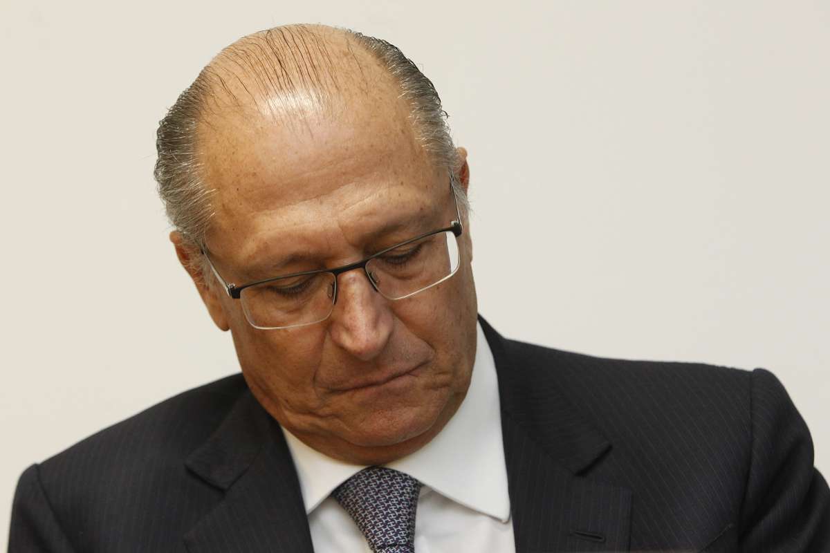 Geraldo Alckmin defendeu-se: 'o promotor, inexplicavelmente, sugere algo que n&atilde;o existe e que jamais algu&eacute;m tenha sequer cogitado, nem mesmo os ditos delatores' - Alexandre Brum / Agencia O Dia