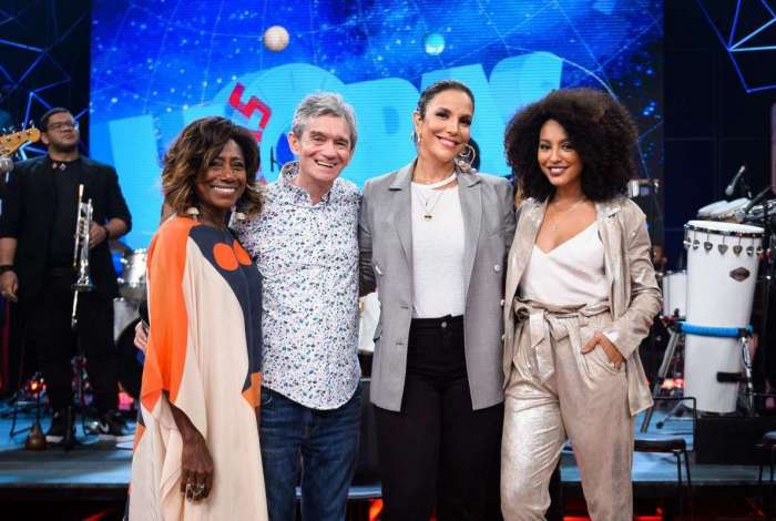 Gl�ria Maria, Serginho, Ivete Sangalo e Sheron Menezzes