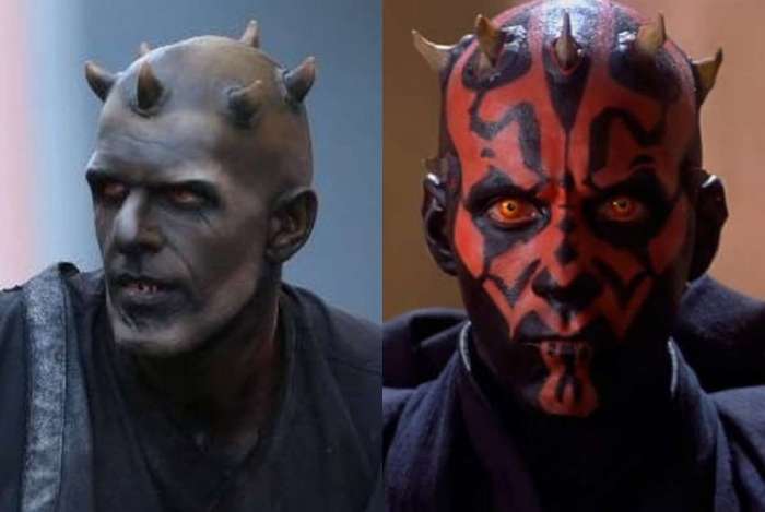 Alguns internautas t�m apontado para uma semelhan�a entre o personagem das telinhas e um dos vil�es dos filmes 'Star Wars', Darth Maul