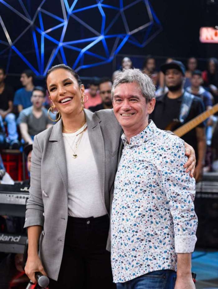 Ivete Sangalo e Serginho Groisman no 'Altas Horas'