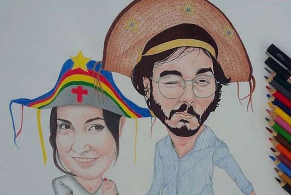 Fátima Bernardes e Túlo Gadêlha  - Reprodução Instagram 