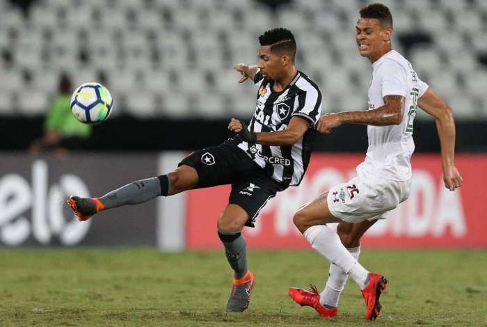 Matheus. Botafogo x Fluminense pelo Campeonato Brasileiro no Estadio Nilton Santos. 14 de Maio de 2018, Rio de Janeiro, RJ, Brasil. Foto: Vitor Silva/SSPress/Botafogo.