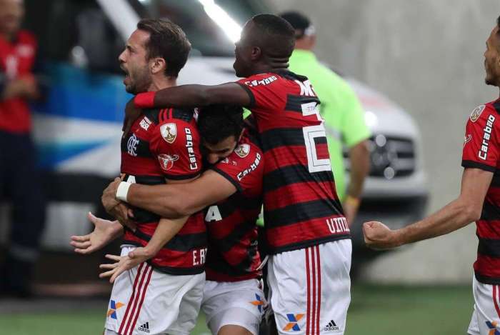 Rio, 16/05/2018. Partida entre Flamengo x Emelec no Est�dio do Maracan�, v�lida pela 5� Rodada da Fase de Grupos da Ta�a Libertadores. Foto - Gilvan de Souza / Flamengo