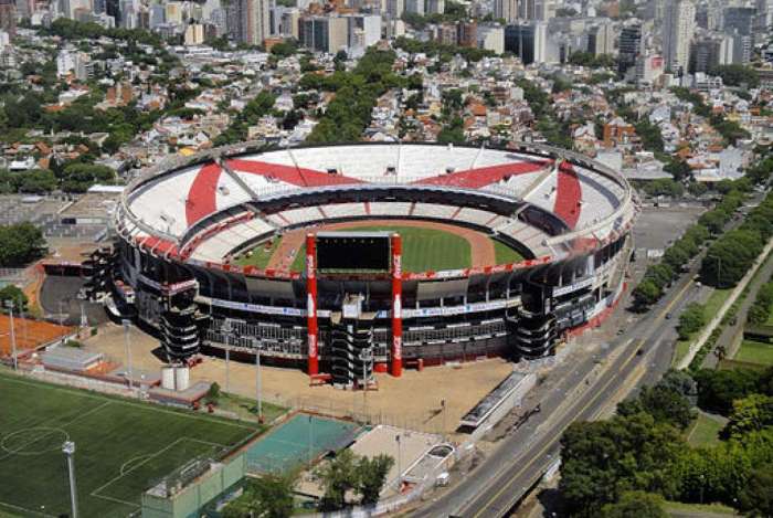 Estdio Monumental, do River Plate, em Buenos Aires, na Argentina