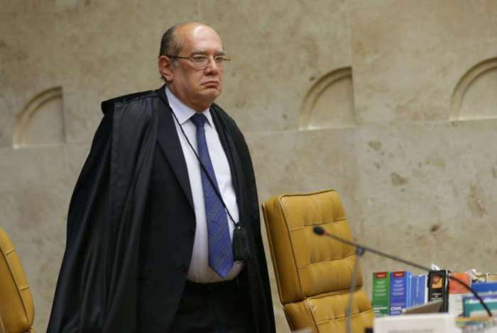 Ministro do Supremo Tribunal Federal (STF) Gilmar Mendes durante sess�o para julgamento sobre a restri��o ao foro privilegiado