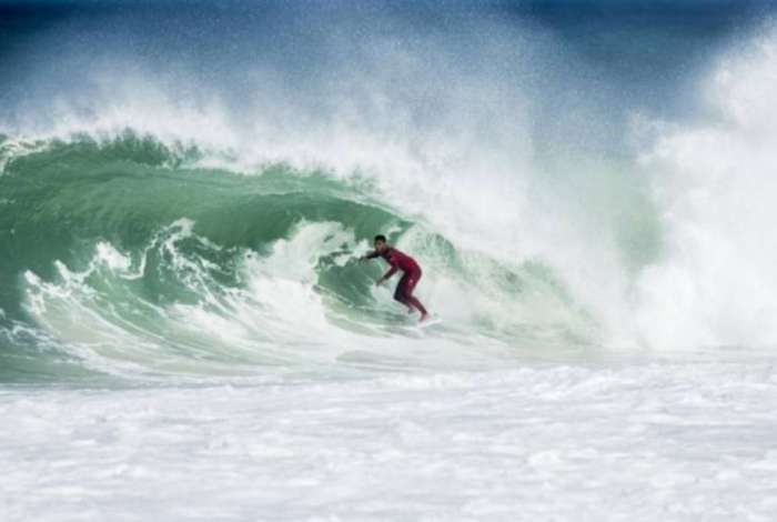 Felipe Toledo foi campe�o da  etapa do Rio de surfe