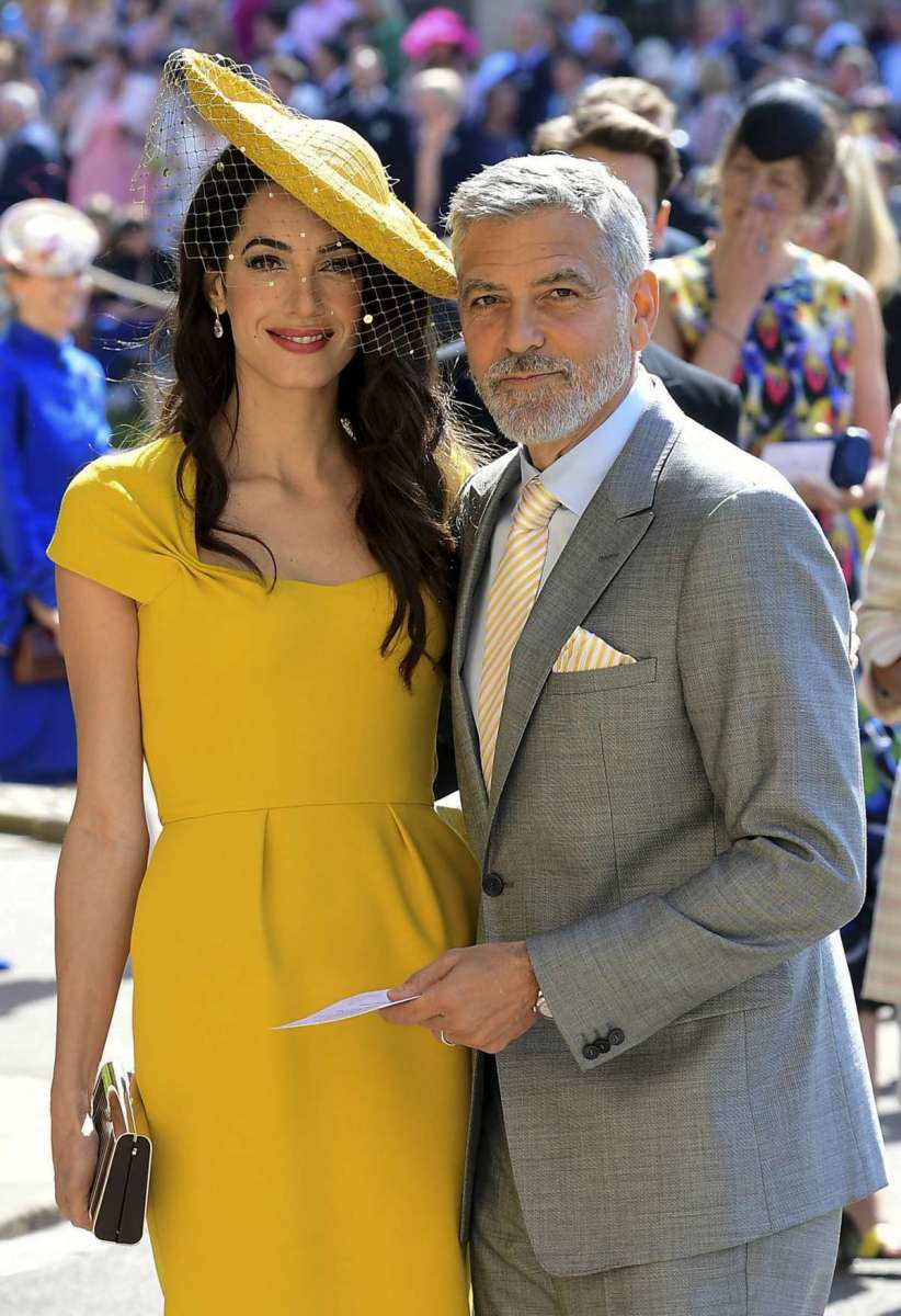 O ator americano George Clooney e sua esposa, a advogada brit&acirc;nica Amal Clooney